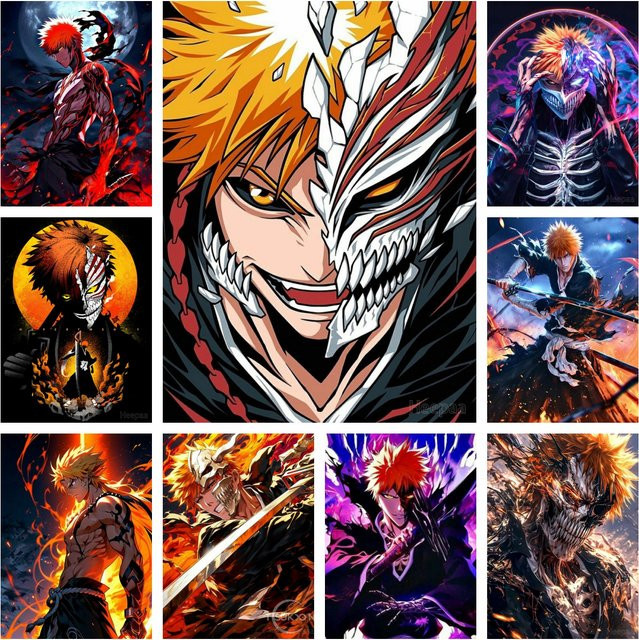 KAYOU Bleach Diamant Malerei Kit, Ichigo Kurosaki und Sosuke, Bunt - Bild 1