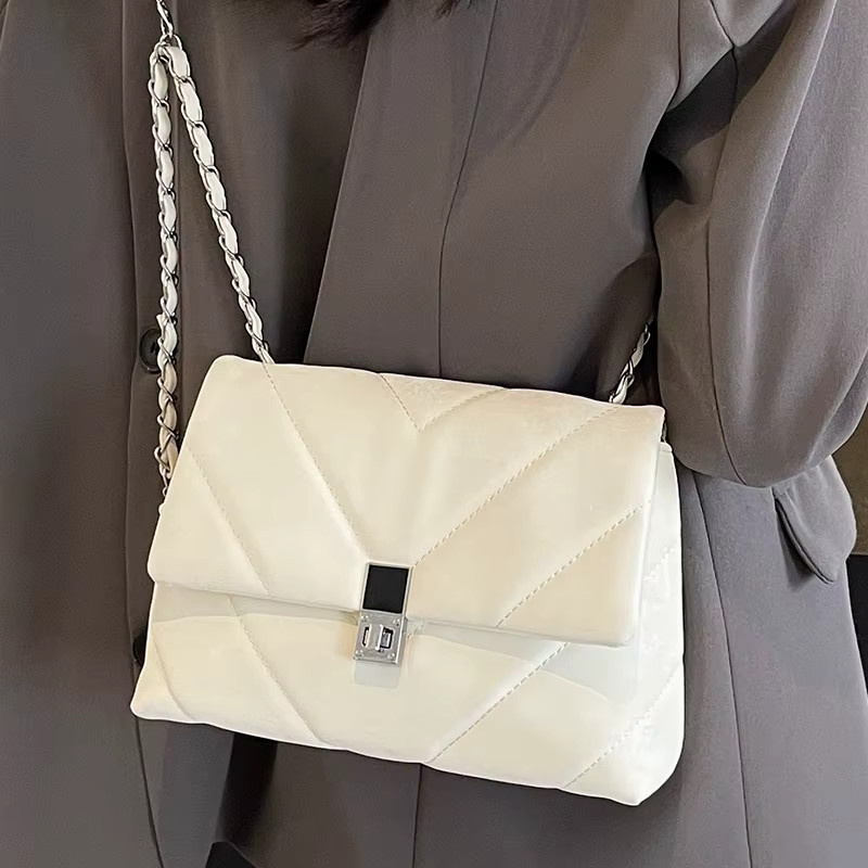 Umhängetasche Damen, Kette, Messenger Bag - Bild 2
