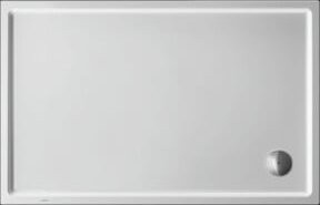 Duravit Starck Slimline Rechteck-Duschwanne aus Acryl, Farbe: Weiß, B/T/H: 140 x 90 x 5,5 cm - Bild 1