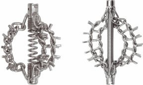 KS Tools Kettenschleuderkopf mit Spike-Kette in Silber, 4 Ketten mit Ø 50 mm und 32 mm - Bild 1