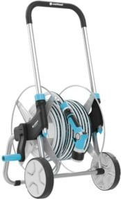 Cellfast Schlauchwagen-Set EXPLORER 20 CELLPRO in Blau mit Schlauch, Sprinkler und Anschlüssen - Bild 1