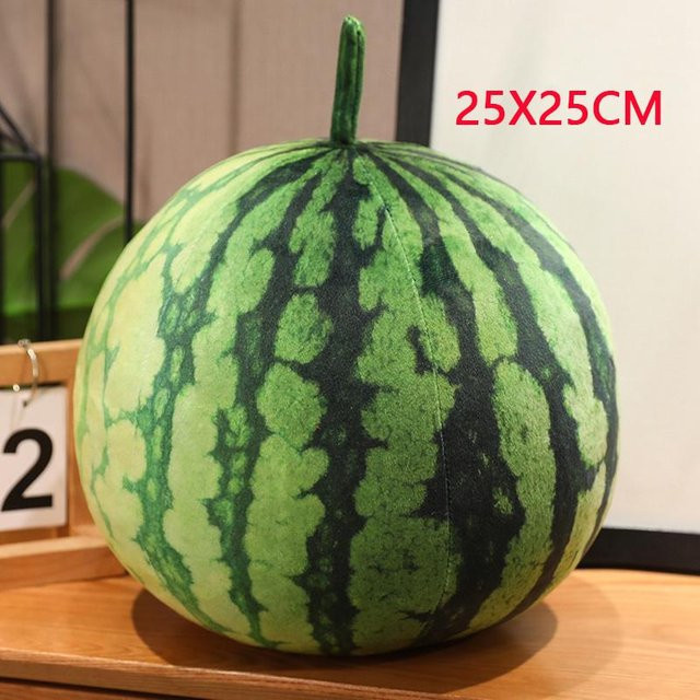 Yiran toy Wassermelone Plüschkissen Tasche Pendat, Stofftier, ab 14 Jahren - Bild 1
