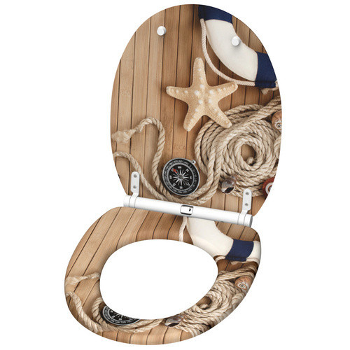 Sanilo Bad-Accessoire-Set Maritime, 6-teilig, beige - Bild 1