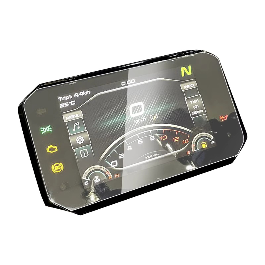 CFMOTO 450SR 675 Motorrad Tacho Schutzfolie Dashboard Screen Protector transparent - Bild 2