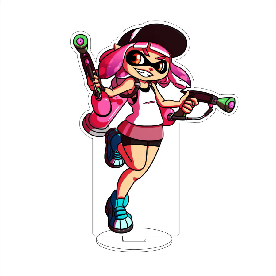 Bandai Splatoon Callie Marie Acryl-Figur, Ständer Ornament, 16cm - Bild 2