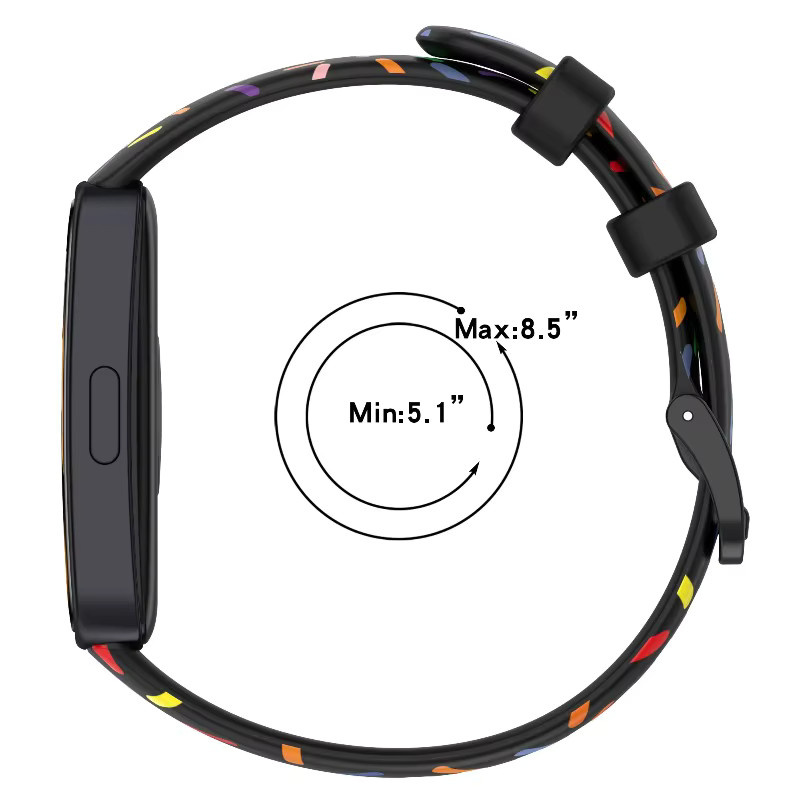 Silikonarmband für Huawei Band 10, Bunt, Unisex - Bild 4