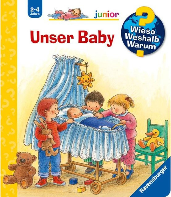 Unser Baby, Wieso? Weshalb? Warum? junior, Band 12, Pappbilderbuch - Bild 1
