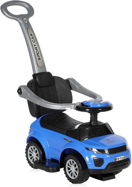 Lorelli Rutscher 3 in 1 Kinderauto Off Road mit Schiebegriff und Musik blau - Bild 1