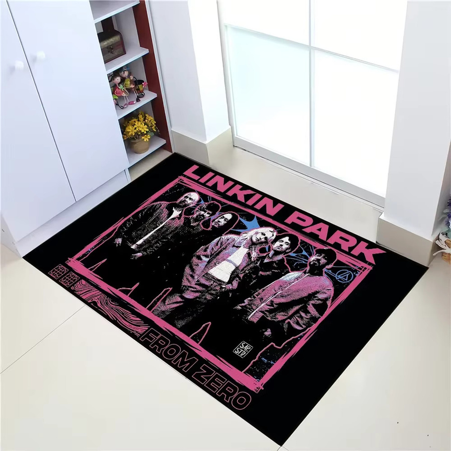 From Zero L-linkin Classic Park kleiner Teppich, rutschfest und saugfähig, Multicolour, B/T: 60 x 40 cm - Bild 4