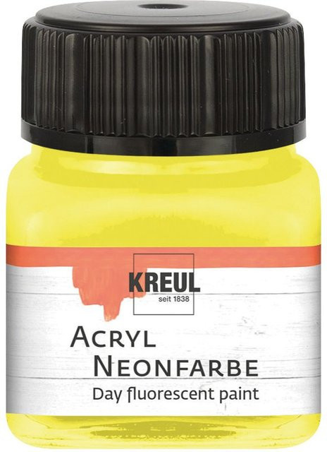 KREUL Acryl Neonfarbe Neon-Gelb 20 ml - Bild 1