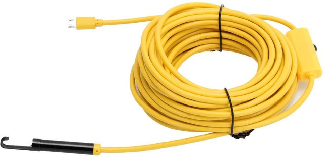 Honor Electronics Wasserdichtes WIFI Endoskop mit 1200P HD Auflösung und 10m Kabel in Gelb für iOS und Android - Bild 1