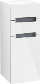 Villeroy & Boch Seitenschrank Subway 2.0 in Weiß Hochglanz, linksseitig, B/T/H: 35,6 x 37,0 x 85,7 cm - Bild 1