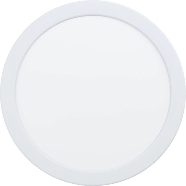 Eglo LED-Einbauspot Fueva 5, Weiß, dimmbar, 3.000K, Durchmesser: 21,6 cm - Bild 1