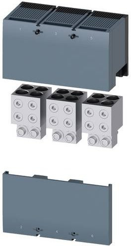 Siemens Rundleiteranschlussklemme 3VA9603-0JJ44 in Grau - Bild 1