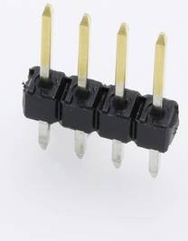 Molex Stiftleiste Standard 22284046 Bulk in Schwarz mit Goldkontakten - Bild 1