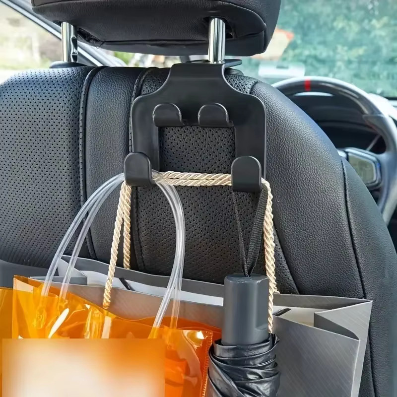 Maerknon Auto Rücksitz Haken zur Handyhalterung für iPhone und Samsung in Schwarz - Bild 4