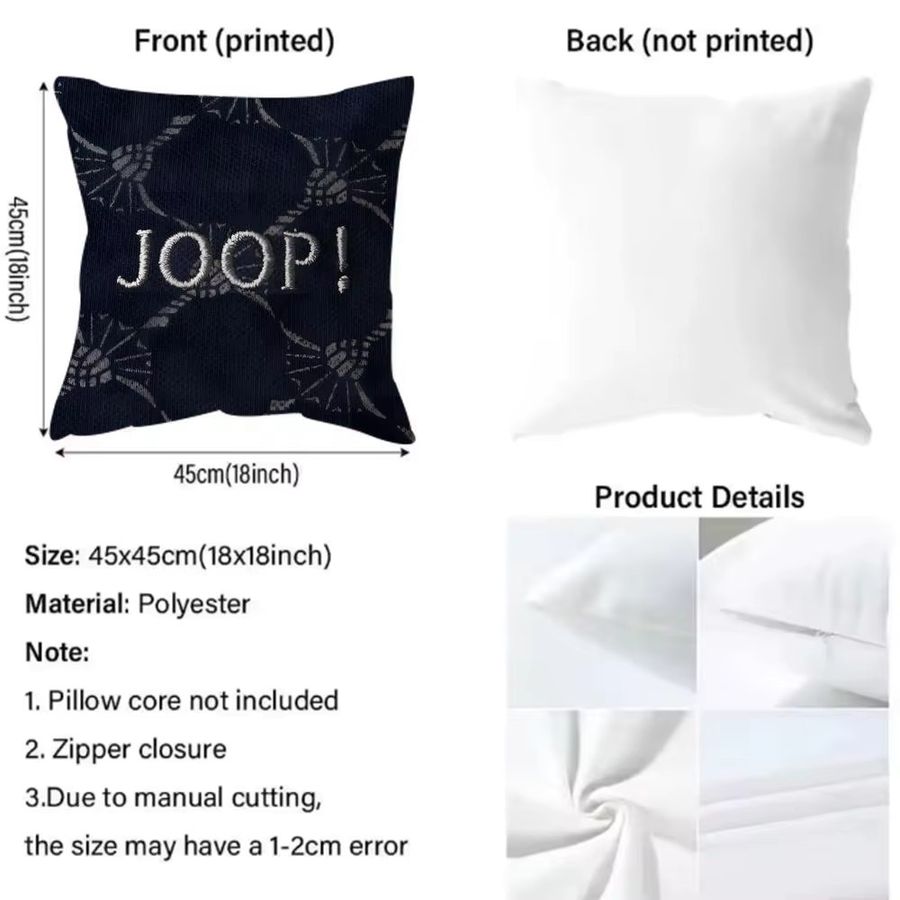J-JoopS Wendbarer Kissenbezug für Zuhause und Auto in Schwarz und Weiß - Bild 4