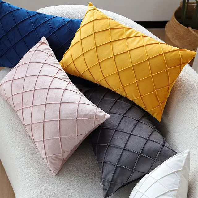 CANIRICA Rechteckiger Kissenbezug in Multicolour, Ultraweicher dekorativer Kissenbezug für Sofa und Wohnzimmer, B/H: 50 x 30 cm - Bild 1