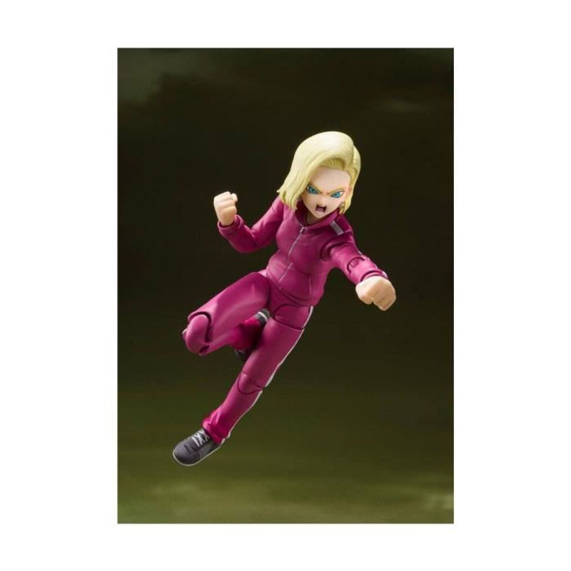 S.H. Figuarts Android 18 Dragon Ball Super Überlebenssaga des Universums Anime Figur von BANDAI, Höhe: 14 cm - Bild 2