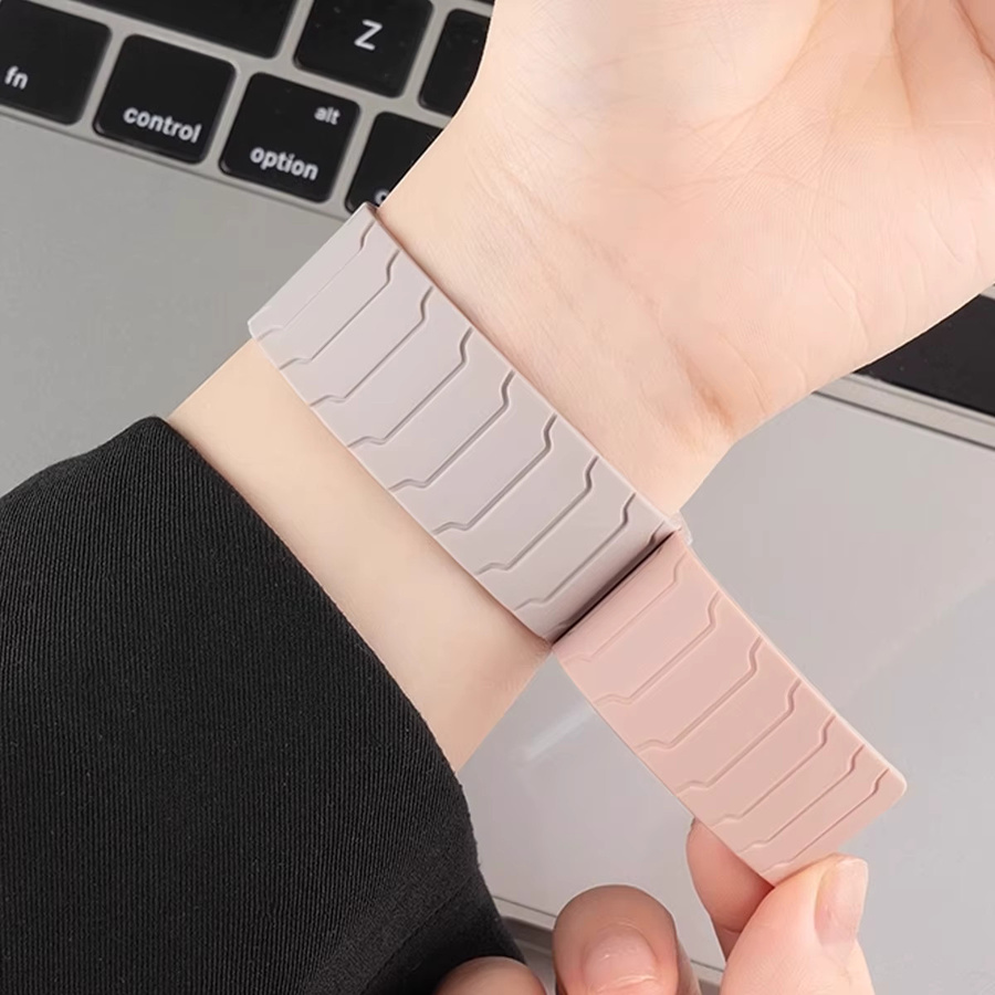 CAOWTAN Uhrenarmband Silikon, Bicolor, Unisex - Bild 3