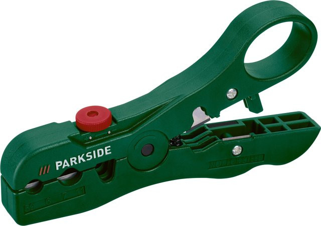 Parkside Koaxial Abisolierwerkzeug in Grün - Bild 1