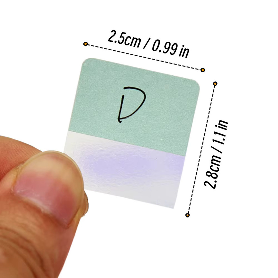 LOLEDE Transparente Haftnotizen und Index-Tabs in Multicolour für Planer, Büro und Schule - Bild 1