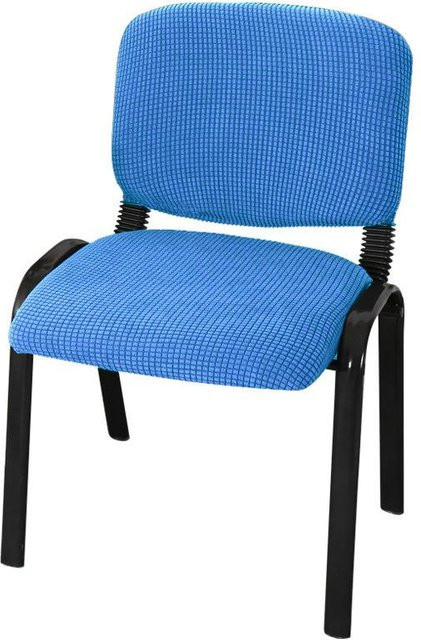 Cozy Up Home Stuhlhussen Set für Bürostühle und Konferenzstühle, himmelblau, Polyester - Bild 1