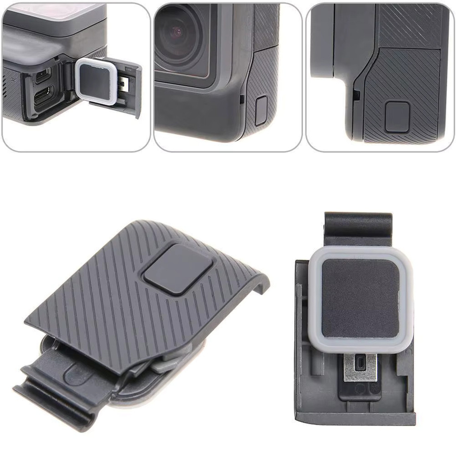 GoPro Flip-Batterie-Seitenabdeckung für Hero 5, Hero 6 und Hero 7 in Schwarz - Bild 4