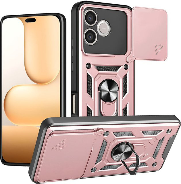 Techsuit CamShield Schutzhülle für Honor 600 Lite in Roségold - Bild 1