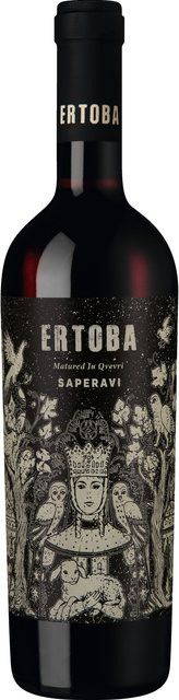 Ertoba Saperavi Rotwein, 2023, Kakheti, Georgien, trocken, 0,75 l - Bild 1