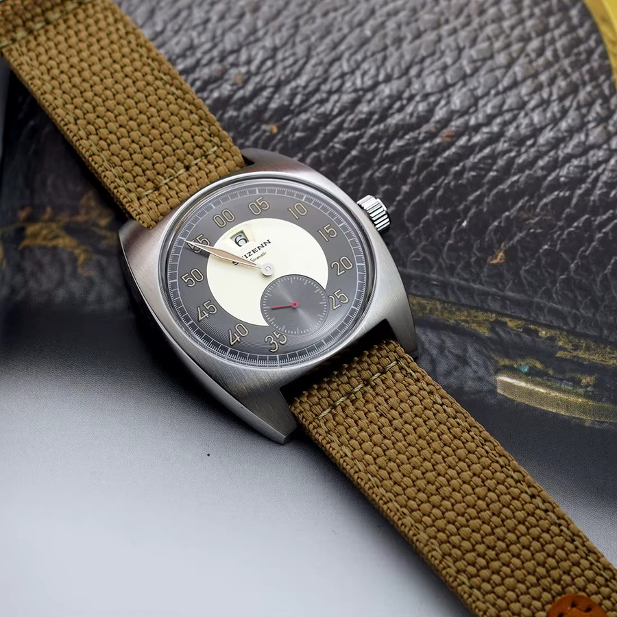 MERKUR Armbanduhr Automatik, Bronze, 38 mm, Herren - Bild 3