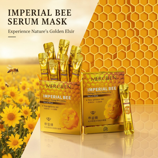 Mercilen Imperial Bee Peeling-Gesichtsmasken, 10 Stück, Reife Haut - Bild 1