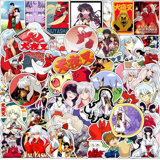 Bandai Inuyasha Anime-Aufkleber, Charaktermodell, 1-teiliges Set - Bild 1