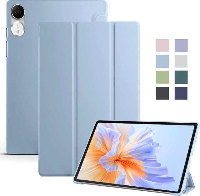 Schutzhülle für Honor Pad V9 11,5 Zoll aus PU Leder und TPU mit Trifold Standfunktion in Grau - Bild 1