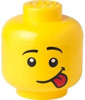 LEGO Aufbewahrungsbox Storage Head Silly in Gelb - Bild 1