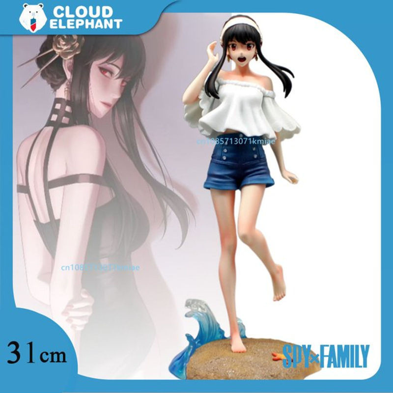 Bandai Spy x Family Anime Figur Yor Forger PVC Modell Statue, Höhe: 31 cm, mehrfarbig - Bild 1