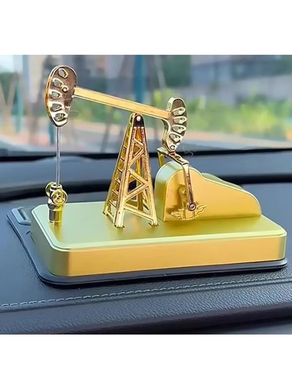 Chaos Pendel Perpetuum Mobile als kreative Physik-Dekoration für deinen Schreibtisch in Gold aus Metall - Bild 6