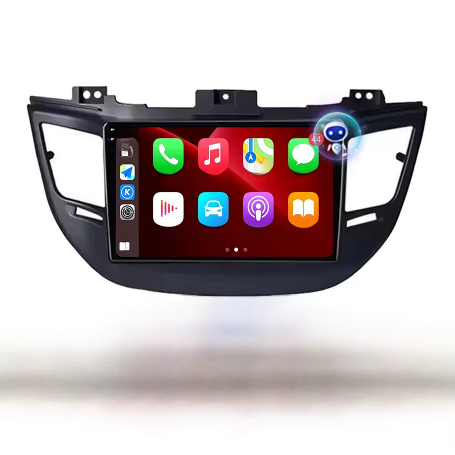 KJ-NAVI Android 16 Multimedia Autoradio für Hyundai Tucson 3 (2015 - 2018) mit Navigation, Wireless CarPlay und Bluetooth in Schwarz - Bild 6