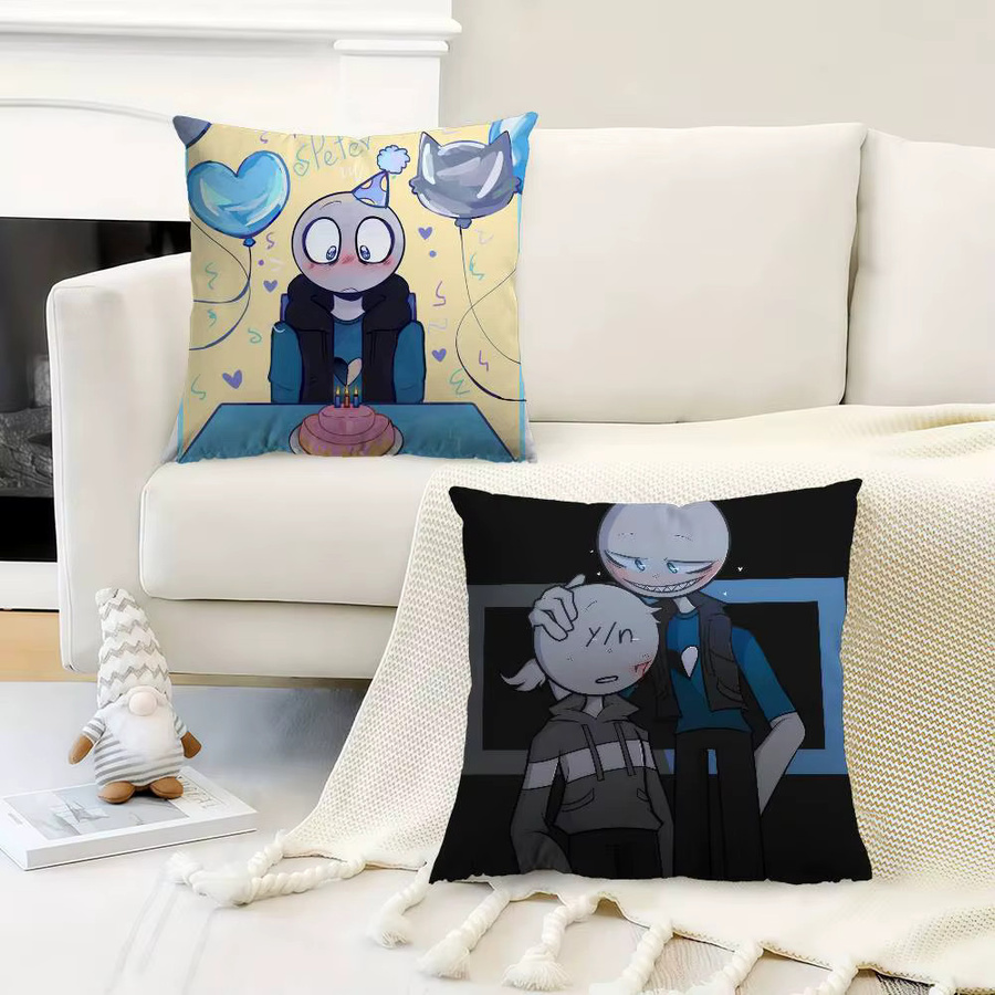 Bilibili Anime Kissenbezug Peter Y-Your B-Boyfriend Club Bar Vintage Design, B/B/B: 45 x 45 x 0 cm, Mehrfarbig - Bild 4
