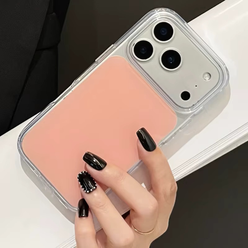 Apple iPhone 17 Air 16 15 Pro Max 17 Pro Max 16 Pro Schutzhülle aus transparentem Kristall-Acryl und TPU in Blau und Transparent - Bild 3