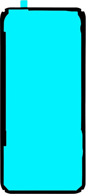 Klebeband für den Batteriedeckel Xiaomi Redmi Note 14 Pro+ 5G in Türkis - Bild 1
