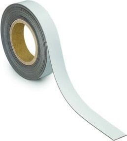 MAUL Magnetband weiß beschriftbares Kennzeichnungsband Breite: 3 cm, Länge: 10 m, Dicke: 1 mm - Bild 1
