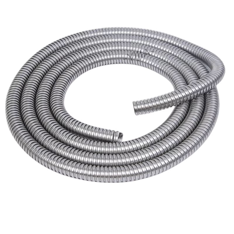 Wellrohr aus 304 Edelstahl in Silber, 1 m Länge, zum Schutz von Kabeln und Leitungen, Durchmesser 4-13 mm - Bild 5