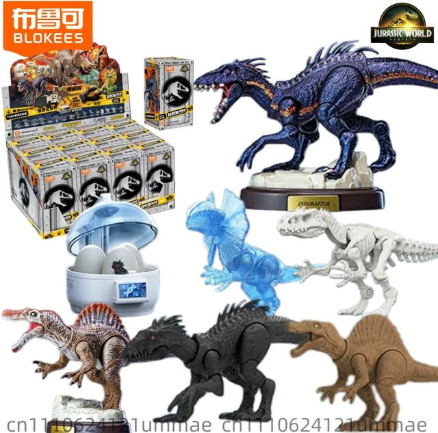 BLOKEES Jurassic World Götterkampf-Spinosaurus-Dinosaurier, Montagemodell, Baustein-Set - Bild 1