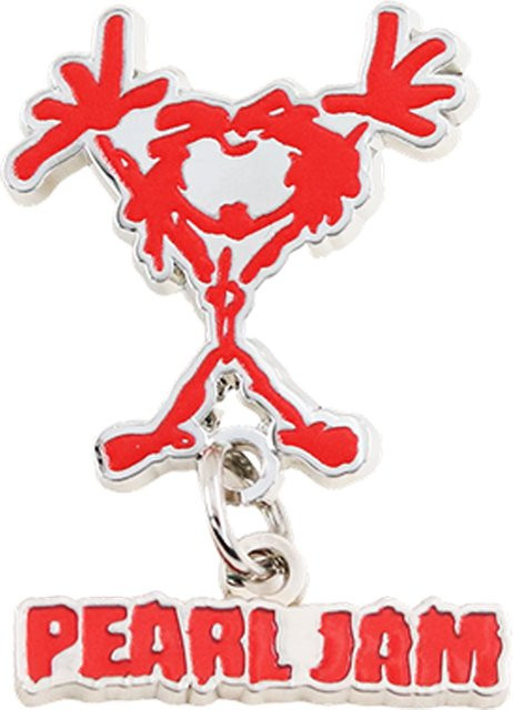 Brosche Emaille, Stickman, Unisex - Bild 1