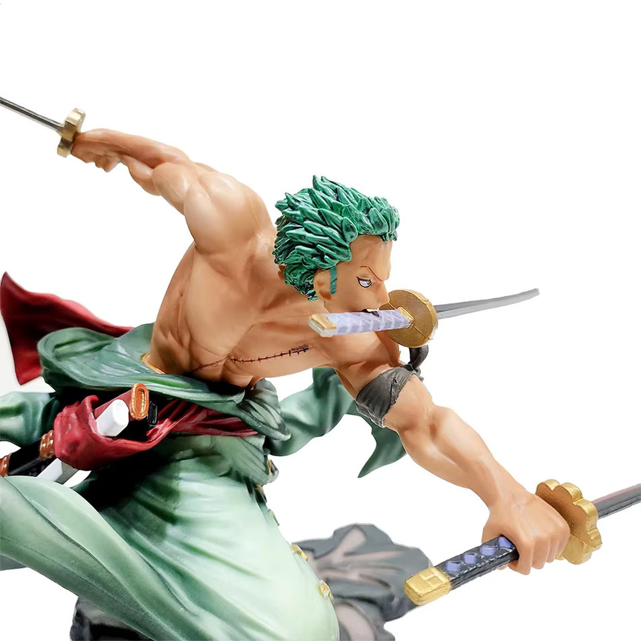 Bandai One Piece Roronoa Zoro Actionfigur, 10 cm, Einzelfigur - Bild 2