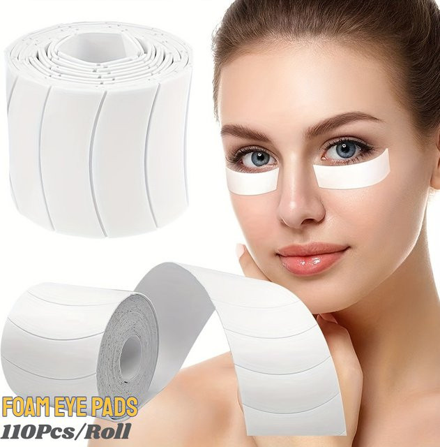 YOCITY Schaumstoff-Augenpads, 110 Stück, Weiß, Unisex - Bild 1