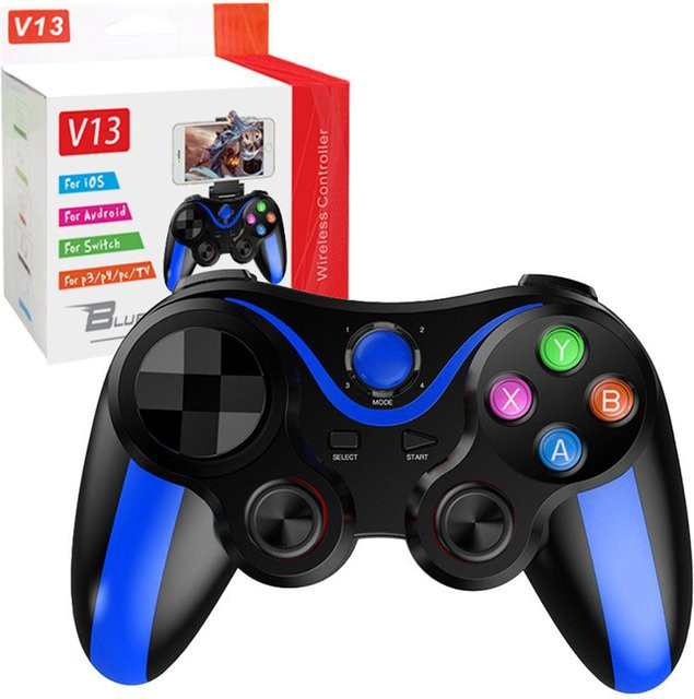 Techsuit V13 Bluetooth Controller für mobile Geräte, Blau - Bild 1