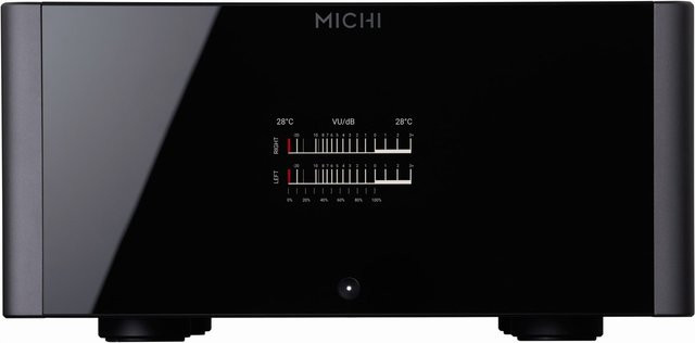 Michi S5 Stereo-Endstufe in Schwarz mit Ethernet/LAN-Anschluss - Bild 1
