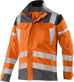 Kübler PSA Reflectiq Jacke 1207 in Warnorange/Anthrazit mit Cordura - Bild 1